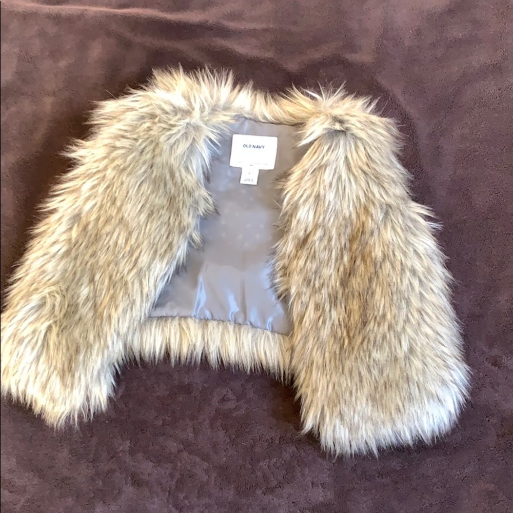 Toddler Faux Fur Vest, 4T